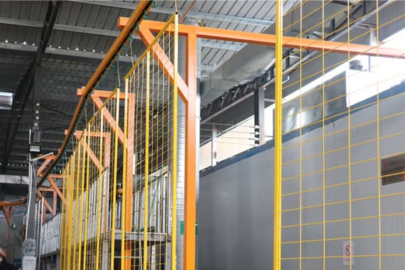 Temporary Fence Panel Powder Coated Workshop