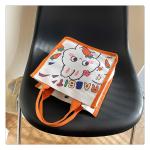 Winnie The Pooh Rubber Stamp Shopping Bag Kiki Titi Cartoon Shoulder Canvas