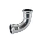 Plumbing Materials Stainless Steel Press Pipe Fittings M Profile 90 Degrees