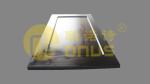 2480 * 1830mm chemical resistant countertops molded marine edge for hospital