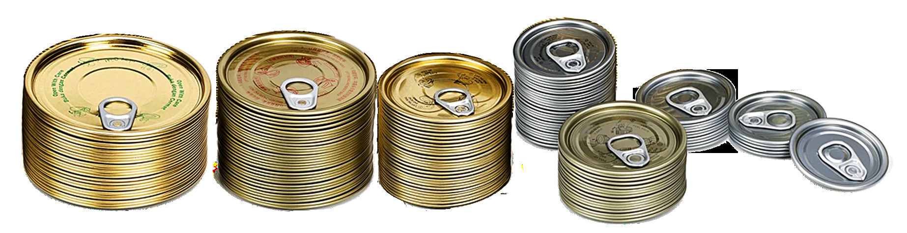 Customized Tinplate Easy Open End With Any Smooth Colorful Logo Printing