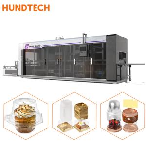China Hotel Restaurant Cake Box Making Machine Multistation Vacuum Forming Equipment wholesale
