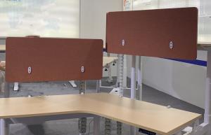 China Eco Friendly Tear Resistant 15mm Sound Absorbing Desk Dividers wholesale