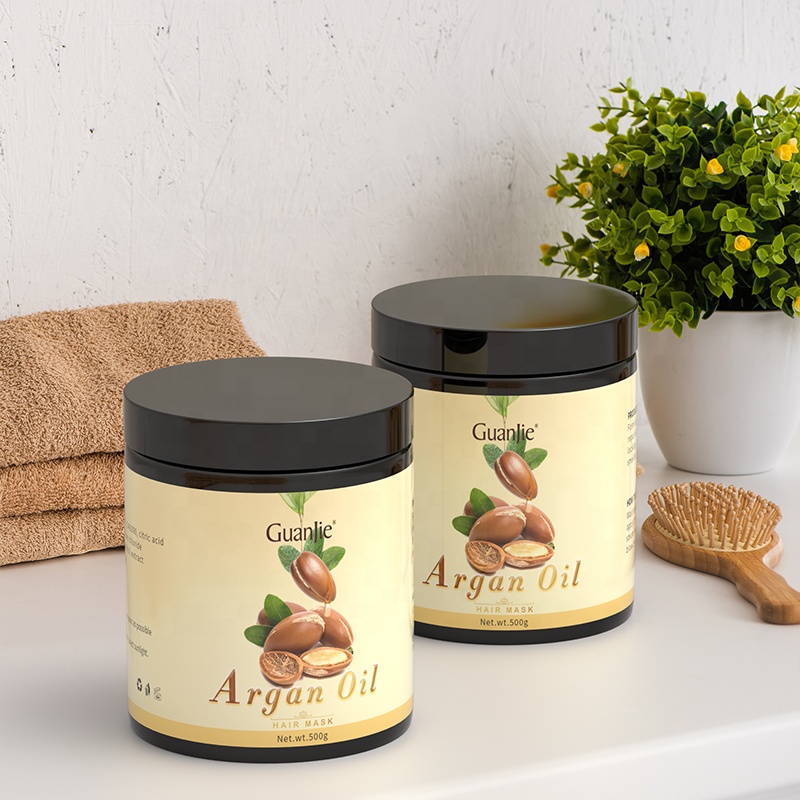 Cream Formula Organic Argan Oil Hair Care Shampoo and Conditioner Set for Female Hair