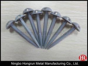 China 3.8 inch camping plastic tent pegs wholesale