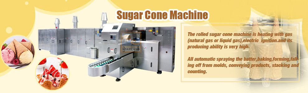 fully automated production line for 39 Baking Plates 1.1kW 9kg and Hour Sugar Cone