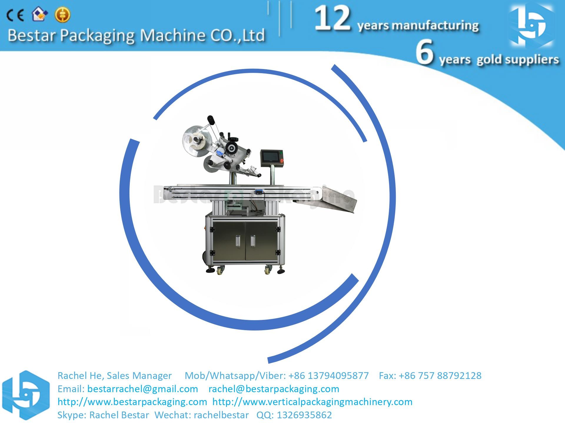 Chinese manufacturer hand sanitizer small bottle packing labeling machine