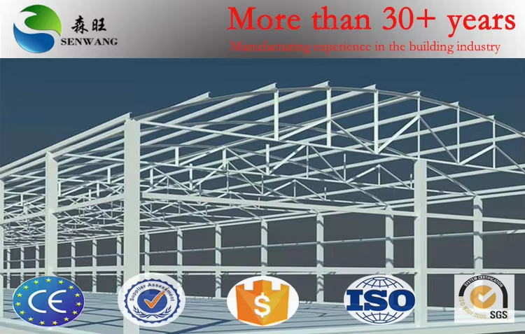 Long service life industrial storage logistics and transport facilities warehouses fabric structure steel building