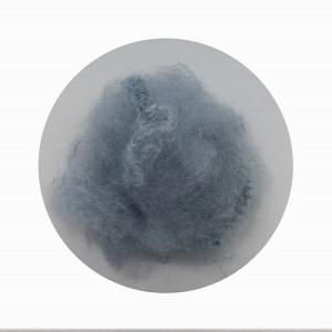China Dope Dyed Regenerated Polyester Fiber Virgin Grade Length 25mm-102mm wholesale
