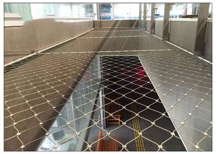 Stainless Steel Cable Net SS316 High Strength Stainless Steel Wire Rope Mesh
