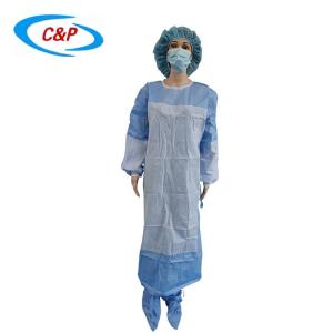 China SMS Isolation Disposable Surgical Gown Level 3 With Knitted Cuff wholesale