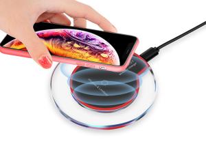 China 5W Crystal Wireless Charging Pad wholesale