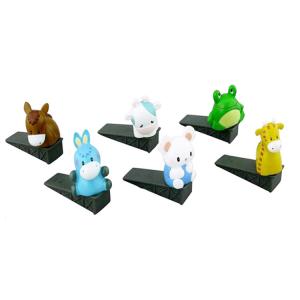China DIY Painting Animal Soft Vinyl Toys Door Stopper 10*10*9cm Custom Design For Children wholesale