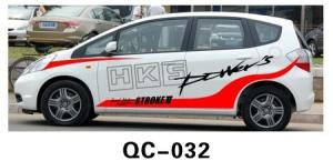 China Environment-Friendly PVC &amp; Ink Car Body Sticker QC-032B wholesale