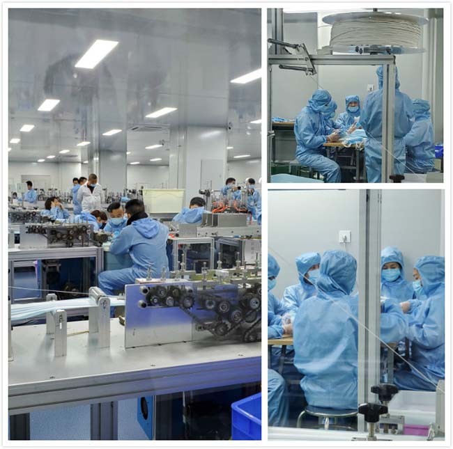 Sterility Influenza 3 Ply Surgical Face Mask Disposable Mouth Face Blue Color
