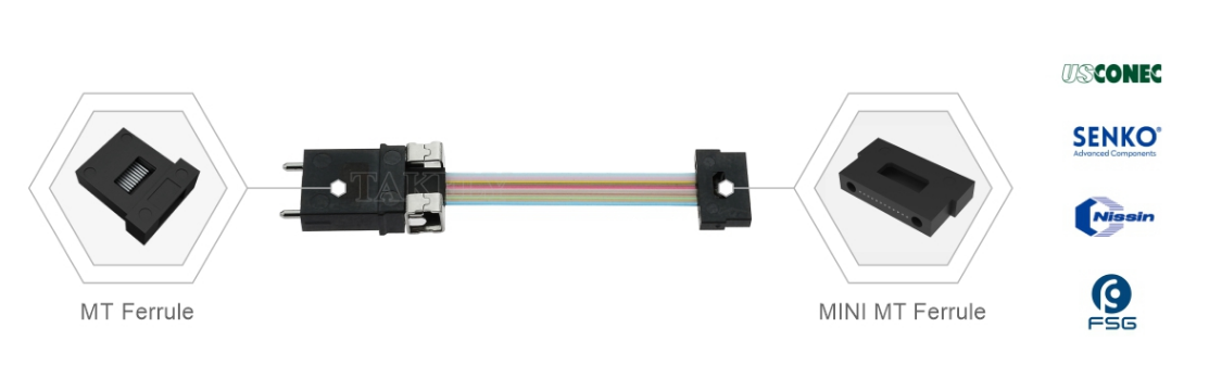 MT-Mini Multicore Fiber Optic Patch Cord Return Loss of MM/PC 20dB/SM/APC 60dB for Networking