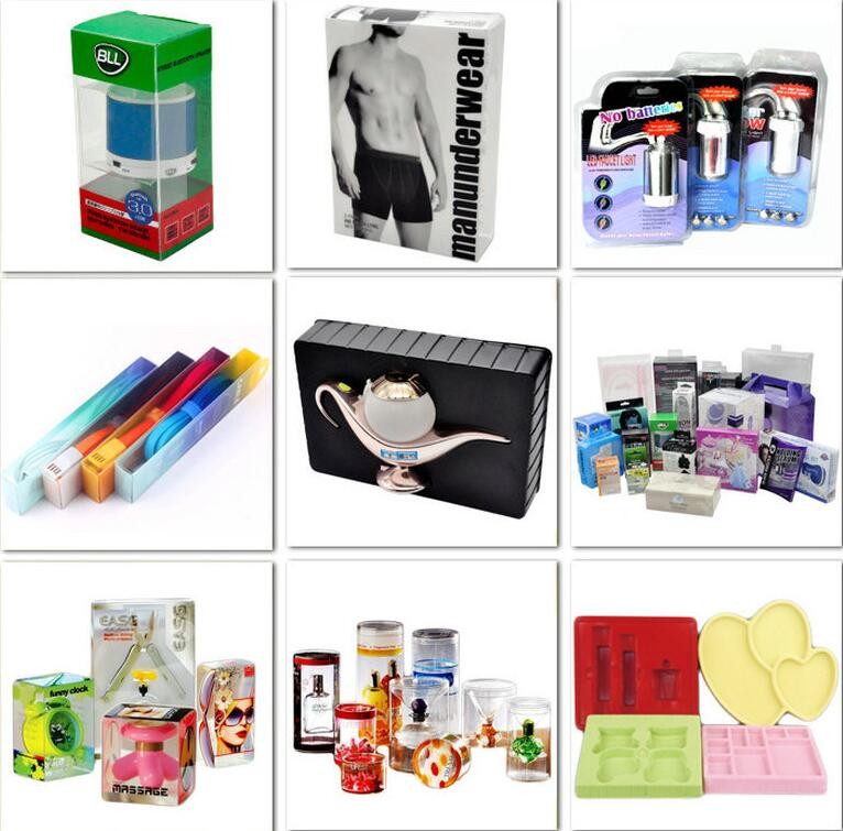 Beauty Blender Portable OEM PET Transparent Plastic Tube Box Blister Pack