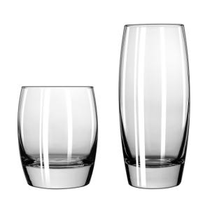 China Libbey F2345 Andy's glass of heat-resistant clear blue drink glasses high juice glass water glass wholesale