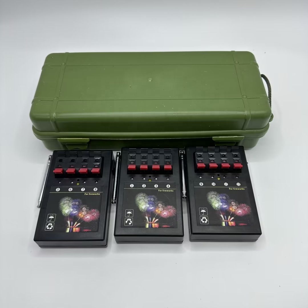 10 Channel Sequential Pyrotechnic Programmable Remote Fireworks Firing System For Year Holiday Celebration