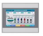 Plastic 350nit Panel Mount Touch Screen For Industry Automation