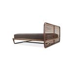 Nordic Modern Full Size Bed , Patent Design Contemporary Wooden Beds