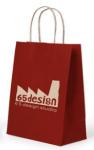 Embossed Printing Paper Bag 250gsm Printed Paper Carrier Bags