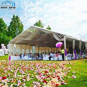 China Red Giant Outdoor Wedding Tent UV Resistant Holiday Parties Use wholesale