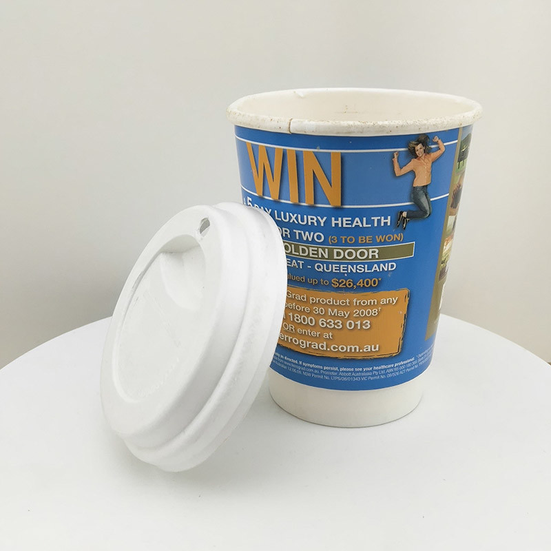 Eco Friendly Double Wall Paper Cup 10 Oz Disposable Insulation For Hot Drink