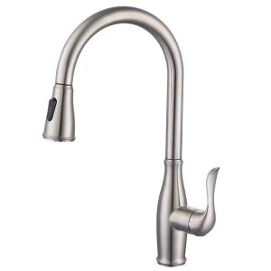 China Touchless Kitchen Spray Taps SUS304 Stainless Steel Motion Sensor Sink Faucet wholesale
