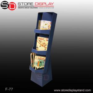 China book corrugated compartments display stand wholesale