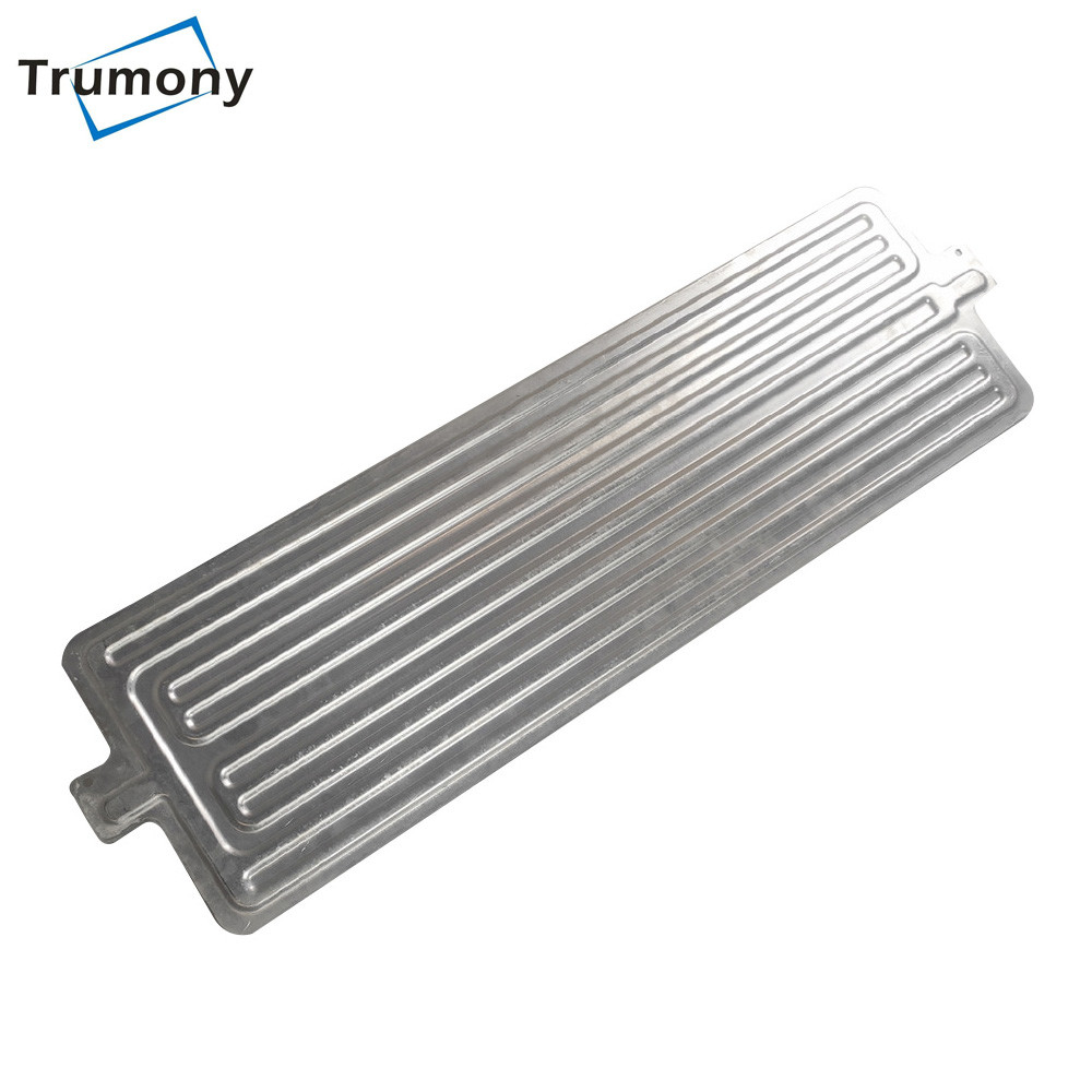 Lithium Ion Battery Cooling System Water Cooling Tray Electric Vehicle Cooling Plate