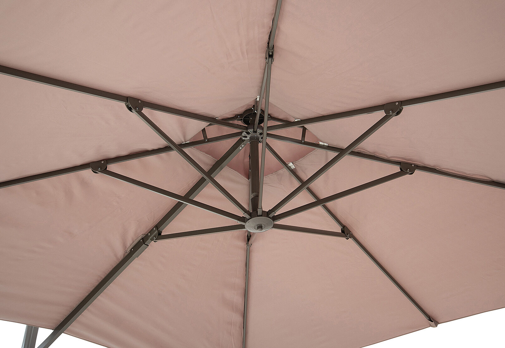 Double Top Patio Umbrella Garden Parasol Waterproof Canopy AJUNION W300xD300xH260cm