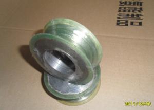China Industrial natural PU Polyurethane Coating Elevator Rollers Wheels / Polyurethane Wheels wholesale