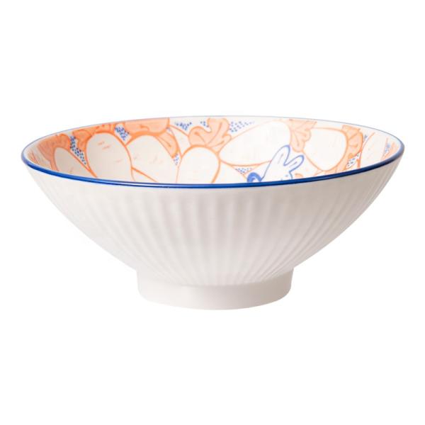 Ready To Ship In Stock Personalized Ceramic Bowls Gift Set Colorful Printed Under Glazed Kitchen 4pcs Soup 6.5 Inch 8 Inch