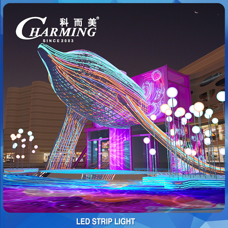 297LM IP42 Full Color RGB LED Light Strip For Entertainment Dance Hall