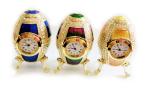 Enamel Faberge Easter Egg Jewelry Box Metal Decorative Faberge Egg Jewelry Box