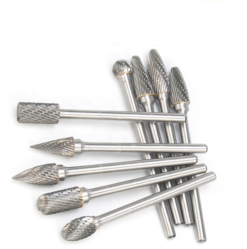 Standard Double - Cut Long Shank Carbide Burr Impact Toughness