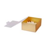 White Orange 2mm Paperboard Matte Lamination Hot Foil Stampping In Gold Clothing