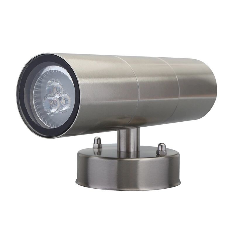 6W 10W Double Head External LED Wall Lights , Stainless Steel Garden Lights 3 Years Warranty