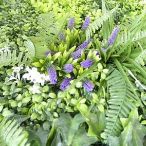 China 42cm Waterproof Fake Green Wall Grass For Wall Garden wholesale