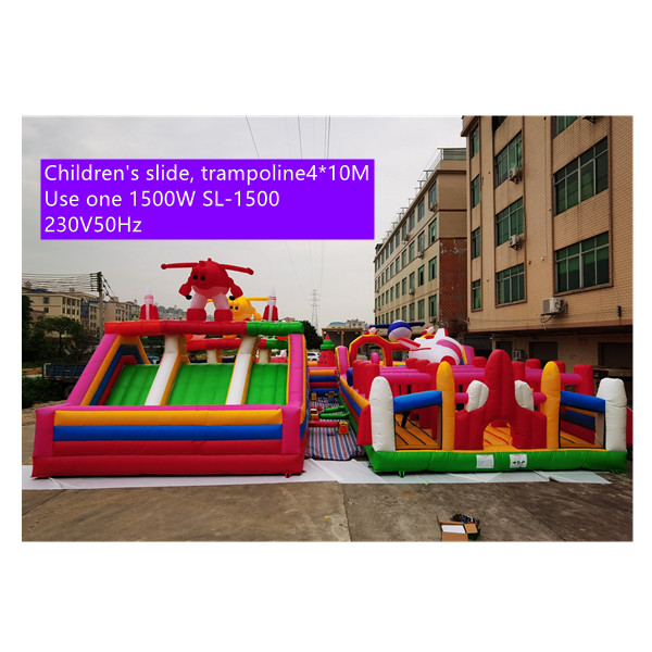 1500W Economic Inflatable Air Blower Fan , Bouncy Castle Air Blower Long Service Life