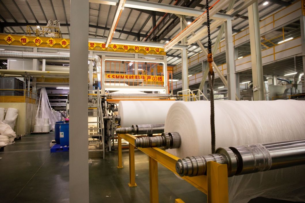Ssms 1600mm PP Spunbond Nonwoven Fabric Making Machines Medical, Health, Bags, Surgical Gown Making Machine Equipment Device