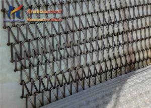 China Balustrade Spiral Wire Mesh 4mm 1.5mm Stainless Steel 316 wholesale