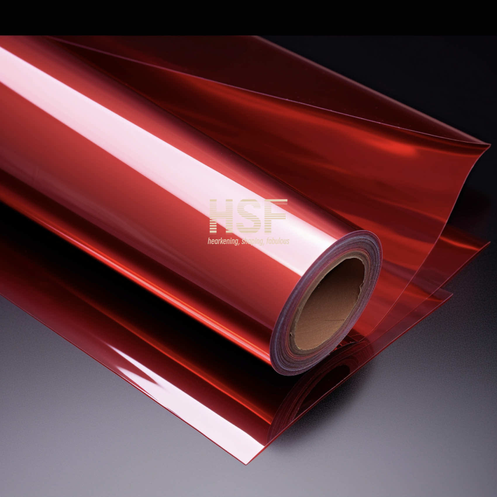 SGS Translucent Red PET Release Film Winding Length 12000 Meters