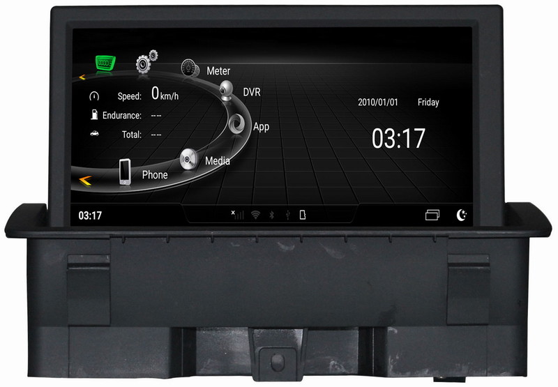 Ouchuangbo car radio gps navigation for Audi A1 2010-2016 support BT MP3 mirror link android 9.0 OS 4GB+64GB