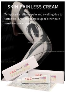 China Tattoo Pain F&amp;E Numbing Cream Anesthetic 30G Effect Lasting For 3 Hours wholesale