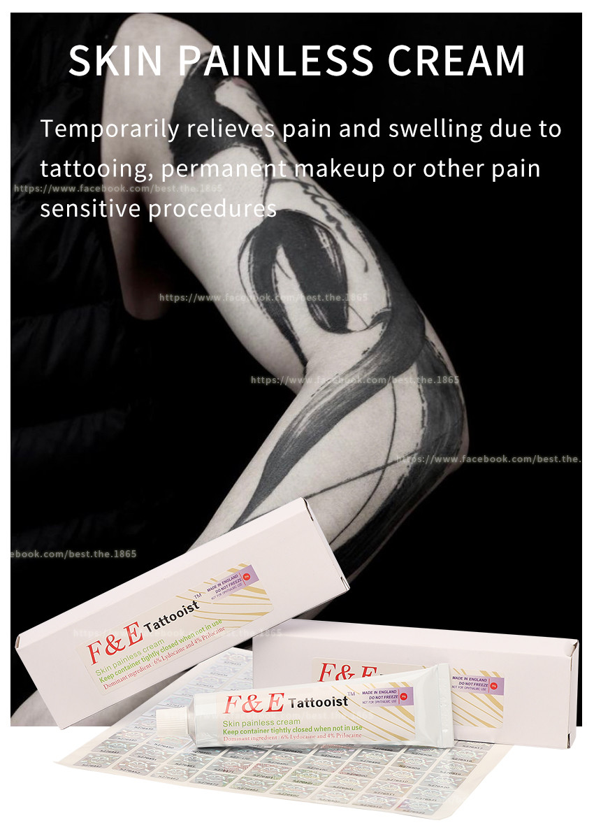 30G Anesthetic Numbing Cream / F&E Tattooist Skin Painless Cream Lasting For 3 Hours