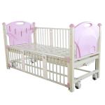 Manual One Crank ABS Detachable Child Hospital Bed Electro Coating
