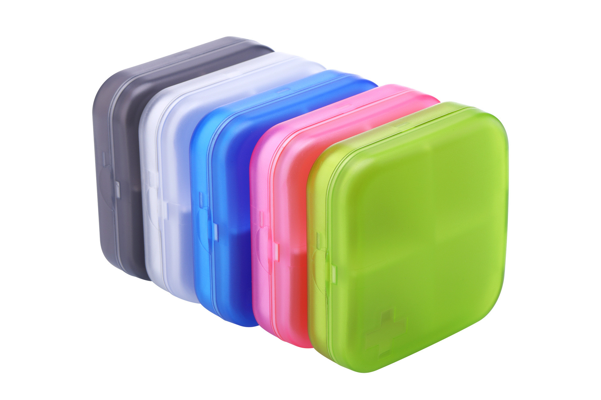 Colorful Fashionable Square Small Medicine Box Logo Customized