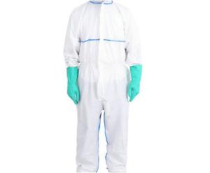 China S-6XL Medical Grade Non Woven Coverall PP + PE Non Woven Material wholesale